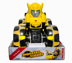 Transformers Bumblebee 9 Inch Monster Treads Toy Truck With Light Up Wheels