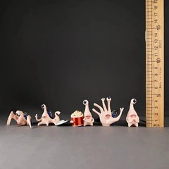 5Pcs Weird Creature PVC Figurines Blind Box Collectible Toy For Home Decoration