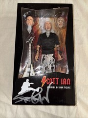 Signed Neca Scott Ian Original Action Figure ANTHRAX New In Box Sealed
