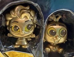Disney Doorables Gold Peek Collectibles Elsa & Olaf Figures New Open Common