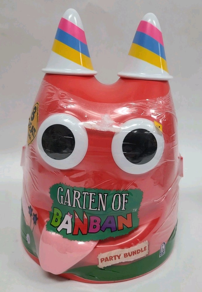 New & Sealed! Garten Of BanBan Mystery Head Figure Set Party Bundle Set 8 Pieces