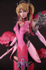 Mercy Overwatch Statue Hand Painted Collector Figure 30cm 11.8in