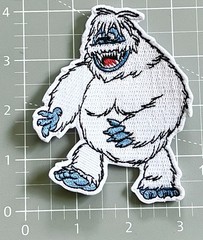 BUMBLE embroidered figure patch Christmas Rudolph Santa Abominable Snowman