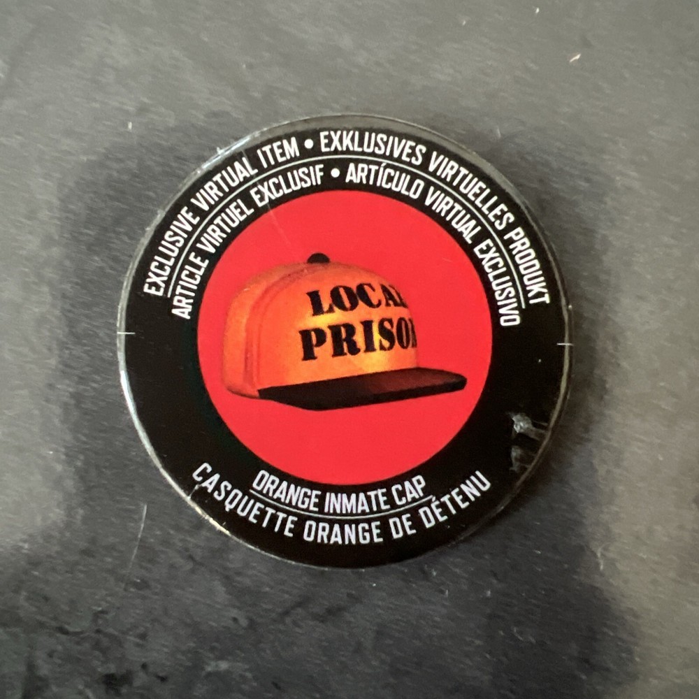 Roblox ORANGE INMATE CAP exclusive virtual RARE CODE SENT via MESSAGE FAST ASAP