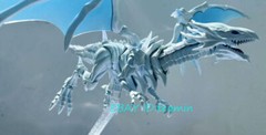 YU-GI-OH! Blue-Eyes White Dragon Plastic Model Kit Custom Spray Finished Goods