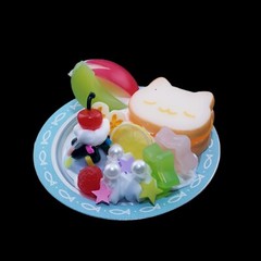 Kawaii Mini Food Trinket Gashapon Brand Figure Toy 1 Random Blind Box Capsule