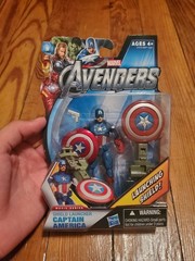 Marvel Avengers 3.75″ Movie Series Shield Launching Captain America Figure New