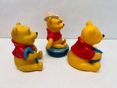 Vintage Disney Winnie the Pooh Vinyl Plastic Figures Set Nursery Decor BIN 22