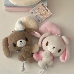 Sanrio Bunny Field Furry Caramel Rabbit Doll Cute Cartoon Sweet Plush Toy Gifts
