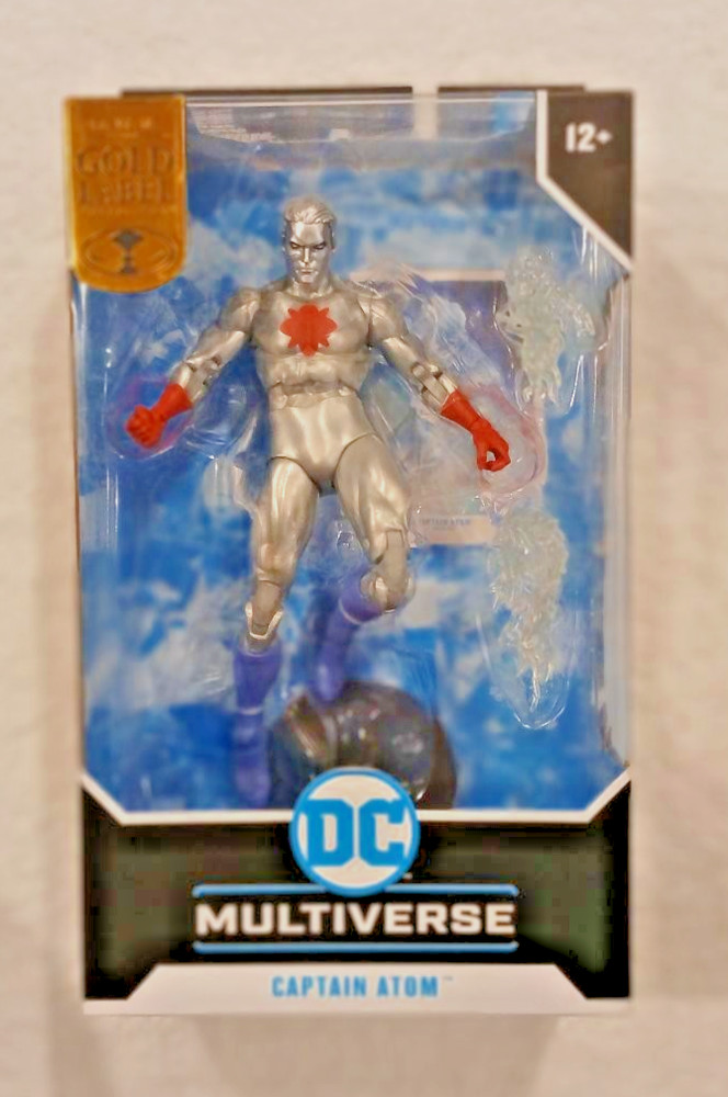 McFarlane Toys DC Multiverse Captain Atom Gold Label New 52 7in Figure Sealed