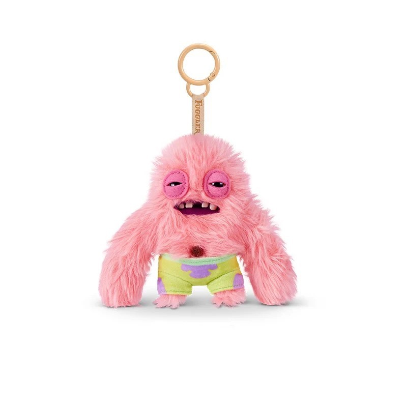 Fuggler SpongeBob Plush Ugly Cute Teeth Monster Keychain Kids Birthday Gift