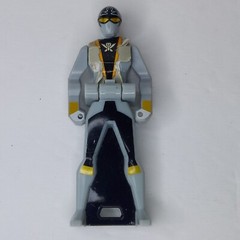 Gokaiger Power Rangers Super Megaforce 3″ Silver Pirate Key Gashapon Figure