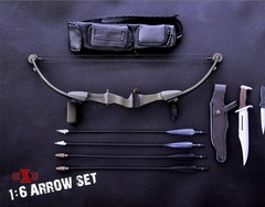 ❶❶1/6 Arrow Set First Blood / Rambo Knife for 12″ Figure hot toys narrow body❶❶