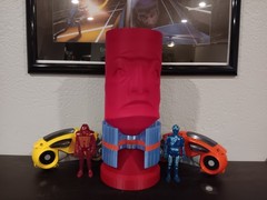 Retro Master Control MCP statue / lamp 3D Printed for Tron vintage style display