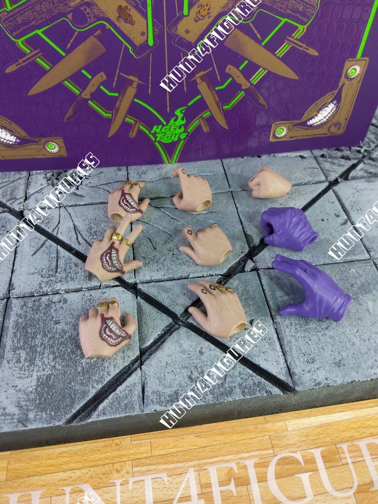 Hot Toys MMS382 Joker Suicide Squad Action Figure’s 1/6 scale 9 hands only