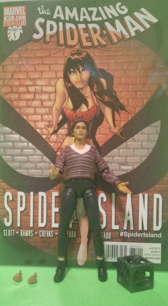 Marvel Legends M J SPIDER-MAN BRAND NEW DAY + COMIC THE AMAZING SPIDER-MAN # 671