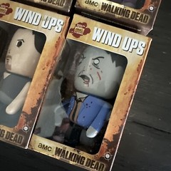 2013 Bulls I Toy AMC The Walking Dead Wind Ups, Complete Set of 7 New W/ Display