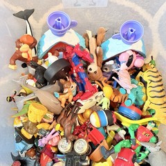 Large Lot of Toys, Cartoon Characters, Fast Food, Movie Minis, Vtg. – 13.5 lbs