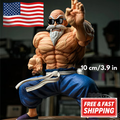 10cm Anime Figure Muscle Master Roshi Kame Sennin PVC Action Model Toy Boxed