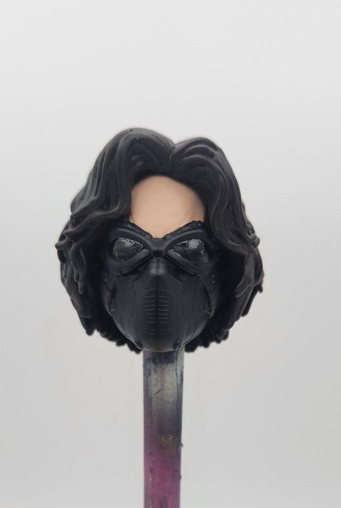 Marvel Legends Custom Winter Soldier Full Mask Head 1/12 Scale Painted