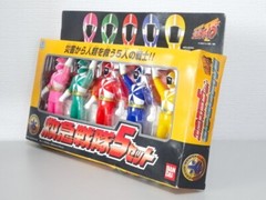 Bandai Power Rangers Kyuukyuu Sentai Lightspeed Rescue GoGoFive 5 sets Figure B