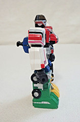Bandai 1997 Power Rangers 5″ Carranger DX VRV Megazord (READ, wear, incomplete)