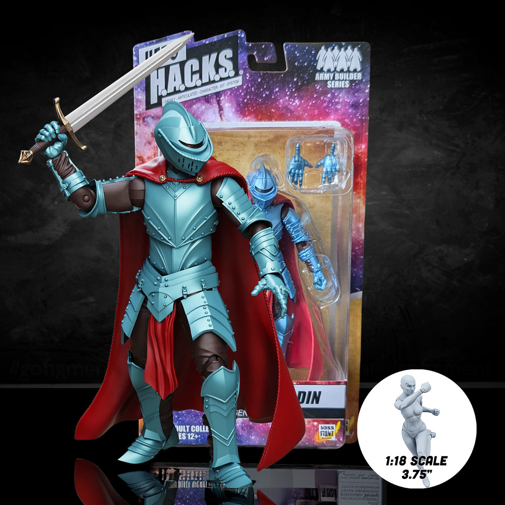 Accord Paladin Hero Legendary Knight – Vitruvian H.A.C.K.S. 1:18 Scale Action