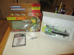 Transformers G1 Gold Box Triple Changer Springer w Box & OG Insert -Complete