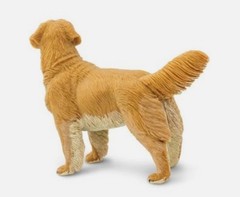 4” Golden Retriever Figurine Plastic Resin