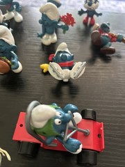 Schleich Smurf Pre Owned Lot 16 Pieces 13 Figurines 1979-1980s