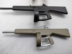 AA12 Automatic Shotgun 1:12 Scale Gun Weapon Action Figure Accessory Force