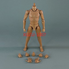 1:6 Scale Muscular Male Action Body Model 12″ Action Figure Body For Hot Toys