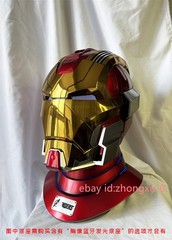 Iron Man Helmet MK17 Cosplay Mask Wearable 1:1 Voice Control Prop English Ver.