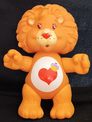 Vintage Kenner 1980s Care Bears Cousins Poseable – Brave Heart Lion w/ Shield