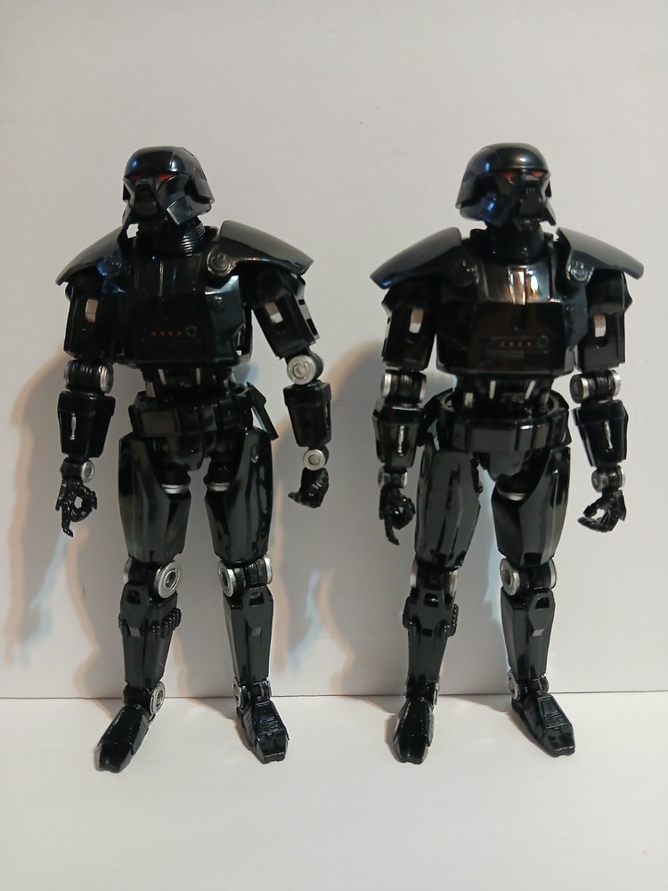 Star Wars Black Series Mandalorian Lot of 2 Dark Troopers 6″ inch action figures