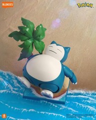 BLOKEES POKEMON CLASSIC VERSION-L NO. 0143 SNORLAX MODEL KIT ENGLISH PACK