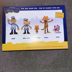 Dog Man 5-Pack Figures Petey Lil Petey Chief Flippy Jakks Pacific DreamWorks