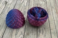 3D Printed Dragon Egg Full Articulated Dragon Fidget Toy Home Decor Toys New!