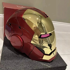 Autoking Iron Man Mask Mk5 1:1 Helmet Wearable Voice Touch Cosplay Props Jarvis