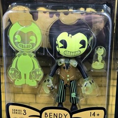 Bendy Dark Revival Ink Machine Figure Glow In Dark Series 3 5” NIP Rare