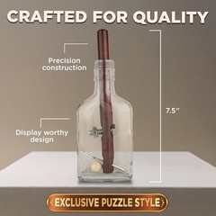True Genius Grecian Bottle wooden puzzle Project Genius 06279
