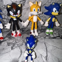 Sonic the Hedgehog 2024 Movie Action Figures lot Set Bundle