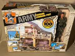Vintage ARMY FORWARD COMMAND POST For 12″ GI Joe Size Figures Factory Sealed/New