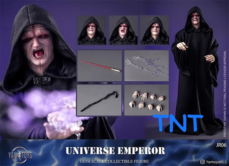 In stock New YANTOYS 1/6 JR06 1/6 Universe Emperor 12″ Action Figure