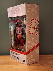 Hasbro Star Wars Mandalorian Warrior Holiday Edition Black Series NEW/SEALED
