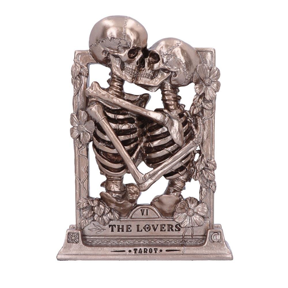 Nemesis Now The Lovers Skeleton Figurine, Gold, 20.5cm