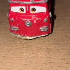 DIsney Pixar Cars Red Fire Engine Truck Die Cast 4 Inch