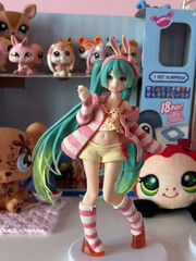 20cm Hatsune Miku Pajamas Ver Anime PVC Figure Standing Model Toy Gift