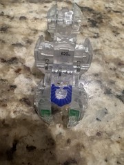 Bakugan New Vestroia BakuCrystal Verias 620G Clear Translucent B3 Blue Beard