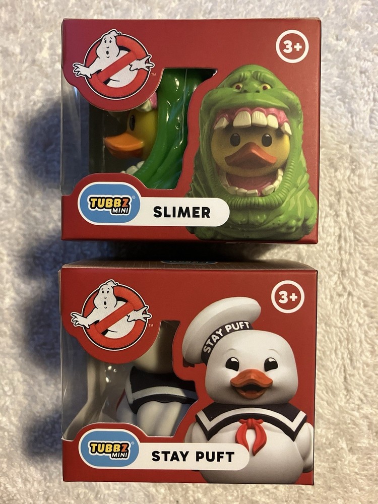 Mini Tubbz Cosplay Duck Lot Ghostbusters Slimer & Stay Puft Marshmallow Man